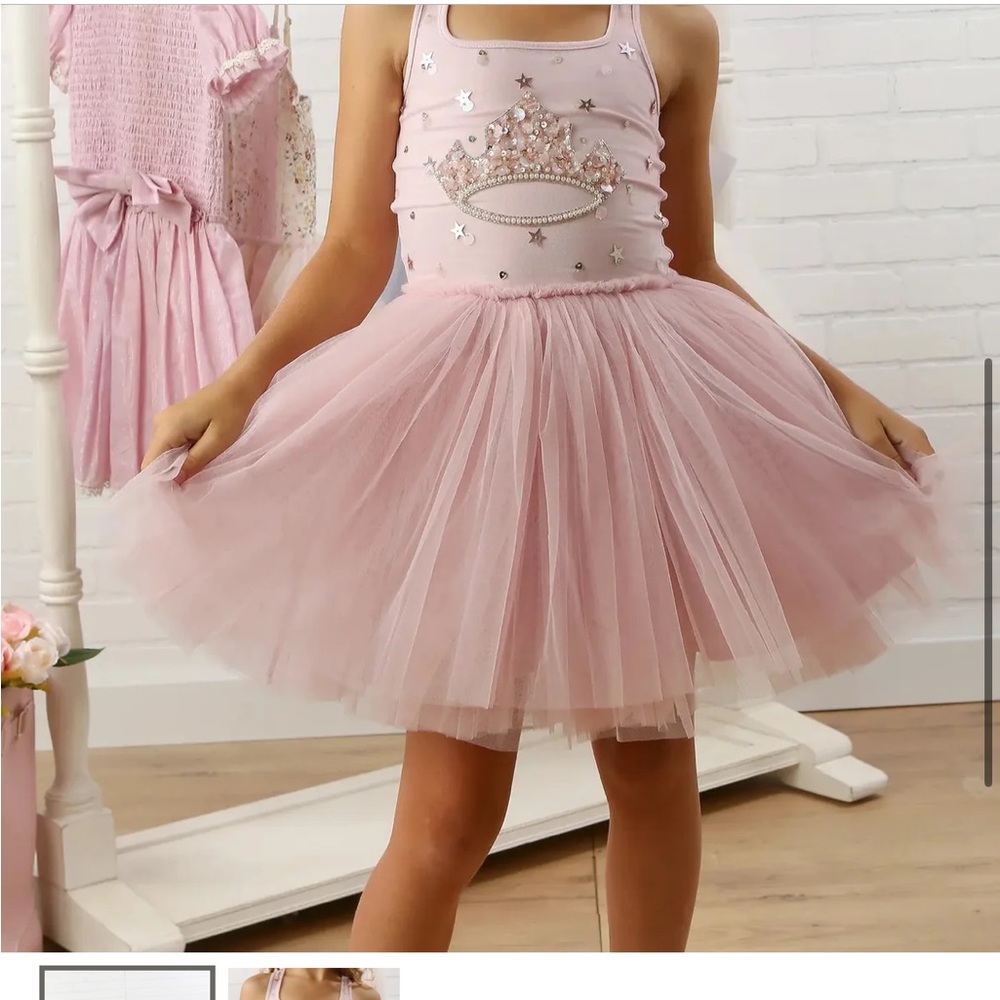 TIARA TUTU DRESS OOH! LA, LA! COUTURE- Pink Princess - size 5 - PINK